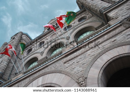 Ontario Legislative Building - Queen's Park - Toronto, Canada Royalty-Free Stock Photo #1143088961