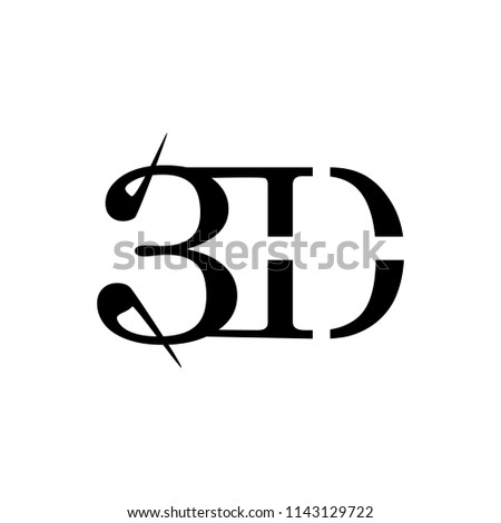 3d logo vector