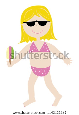 Summer Beach Girl
