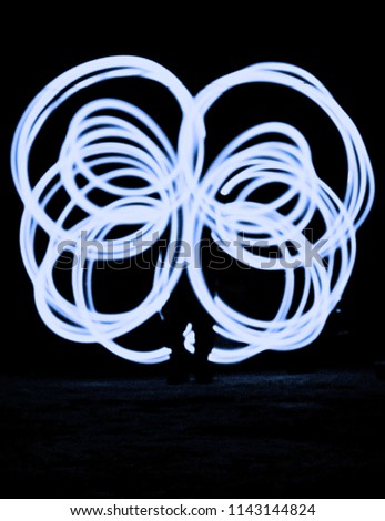Long exposure butterfly