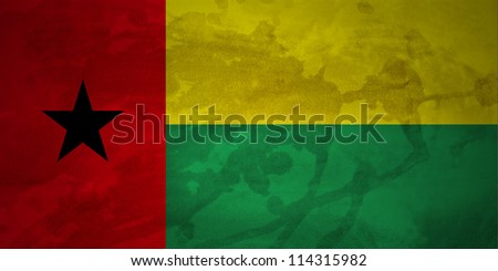  Guinea-Bissau grunge flag