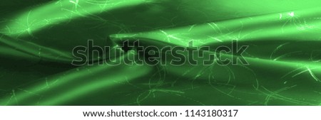 Background texture, pattern. Silk fabric is green with a pattern. Silky smooth, with a delicate shine and with an exciting flexible drapery, this cute font will work fine for a variety of applications