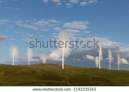 Wind Turbine flowers