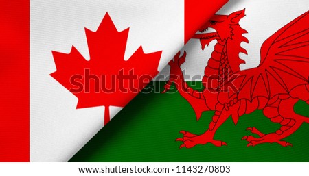 Flag of Canada and Wales