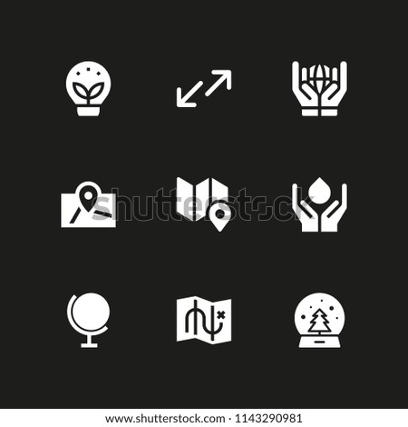 globe icon set. globe, ecology and worldwide vector icon for graphic design and web