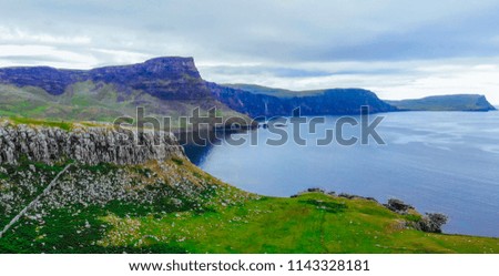 Neist Point on the Isle of Skye - amazing cliffs and landscape in the highlands of Scotland