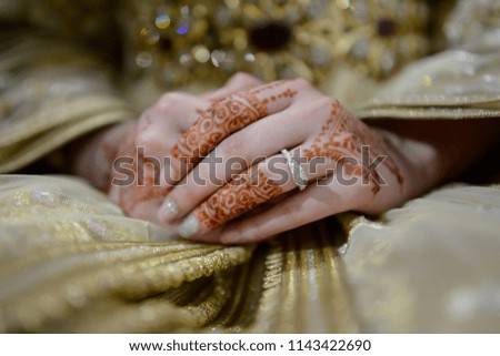 wedding theme, bride holding hands with beautiful ring