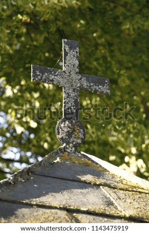 old cross stone