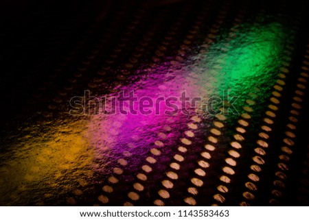 carbon fiber color lights reflections