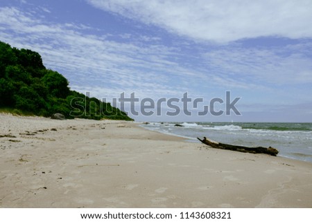 Beach on island Ruegen (Germany) in summer