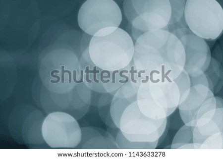 Background image and bokeh in a beautiful blue-gray circle.