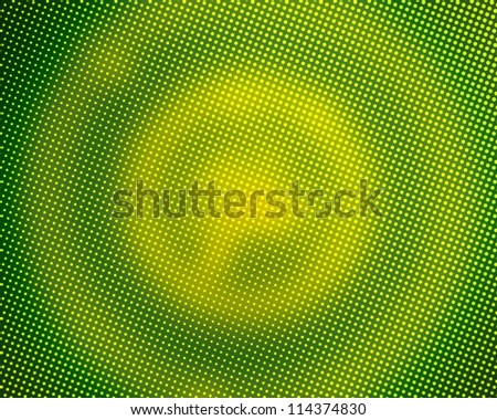Green pixelated circles background
