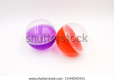 Gashapon, toy in a ball Royalty-Free Stock Photo #1144042451