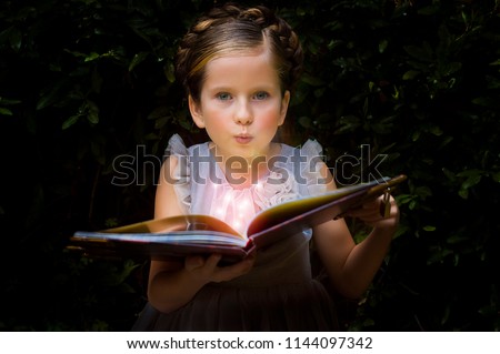 girl with a libromagic
