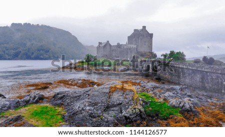Eilean Donan Castle at Loch Duich in Scotland