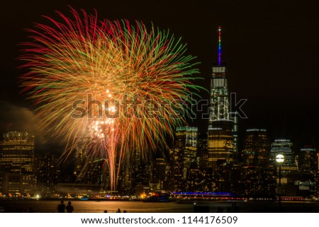 Pride fireworks - New York City 2015
