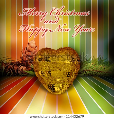 Merry Christmas and Happy new year greetings