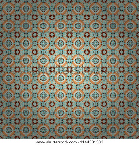 Floor tiles, porcelain ceramic tile, geometric seamless pattern for surface and floor, marble floor tiles. Vector abstract background in beige, blue and orange colors.