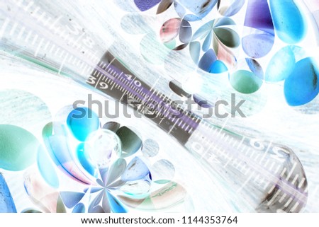 Abstract medication drug background invert multi colors