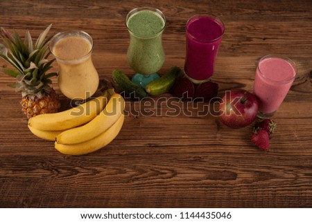Fresh healthy coctails