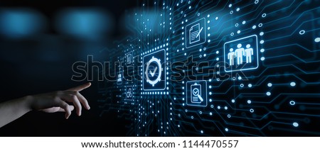 Standard Quality Control Certification Assurance Guarantee Internet Business Technology Concept. Royalty-Free Stock Photo #1144470557