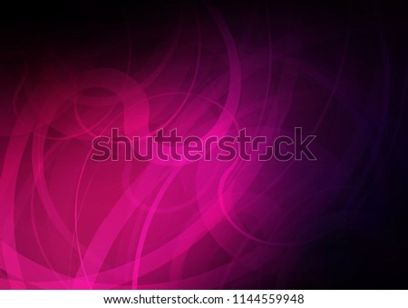 Dark Pink vector background with lamp shapes. Creative illustration in halftone marble style with gradient. The best blurred design for your business.