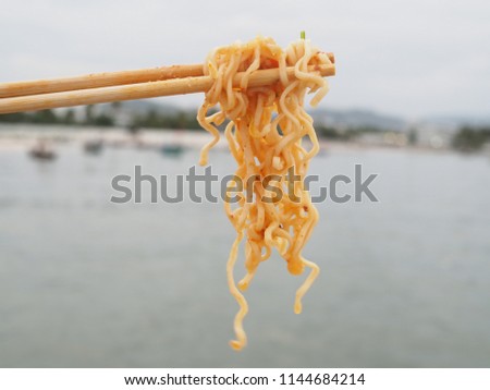 my dinner eat noodle.