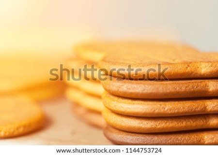 gingerbread cookies close up background horizontal image
