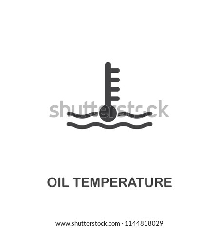 Oil Temperature creative icon. Simple element illustration. Oil Temperature concept symbol design from car parts collection. Can be used for web, mobile, web design, apps, software, print