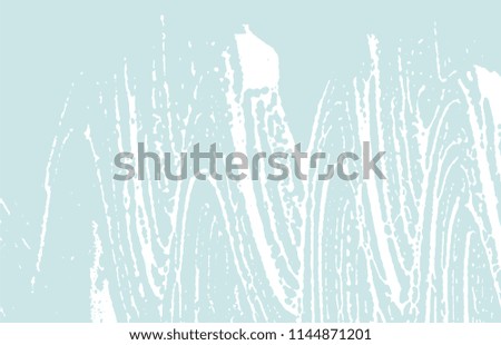 Grunge texture. Distress blue rough trace. Comely background. Noise dirty grunge texture. Remarkable artistic surface. Vector illustration.