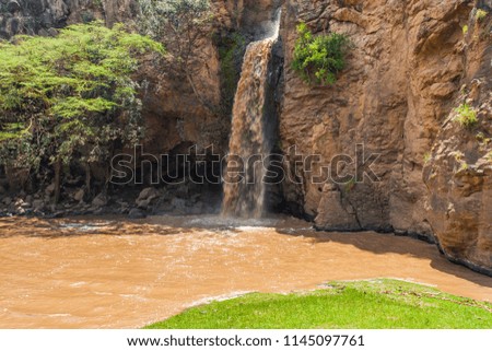 Makalia Falls in Lake Nakuru National Park, Kenya