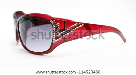 solar glasses. photo on the side Royalty-Free Stock Photo #114520480