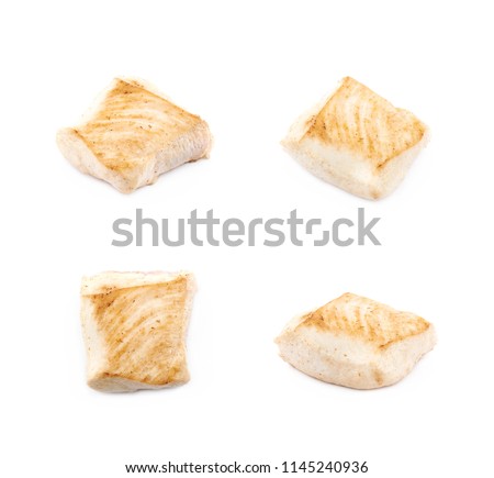 Fried chicken piece isolated Royalty-Free Stock Photo #1145240936