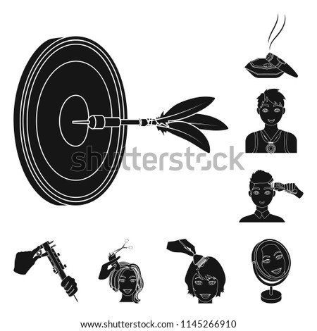 Manipulation by hands black icons in set collection for design. Hand movement vector symbol stock web illustration.