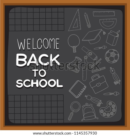 back to school vector collection design