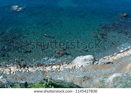 View of Italian coast - seascape