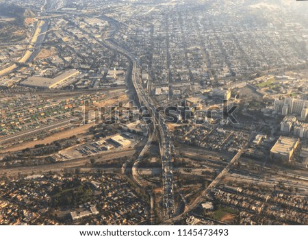 Aerial View of Los Angeles 