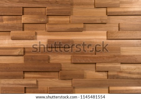 three-dimensional wooden panel