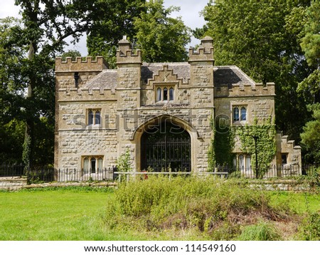 grounds of sudeley castle estate gloucestershire, winchcombe, england uk