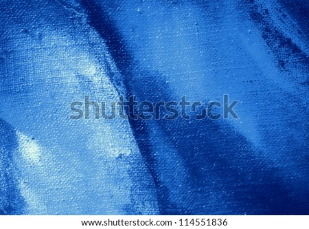 abstract dark blue painting by oil on a canvas,  illustration,  background