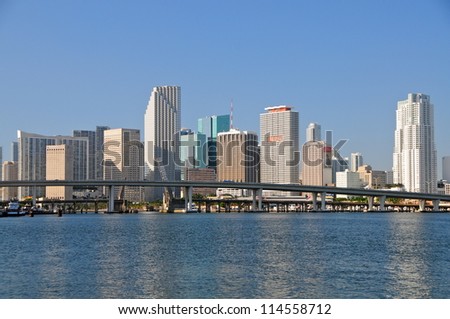 Miami skyline, Florida, USA