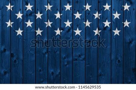 USA wooden background