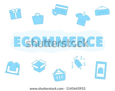 Ecommerce banner illustration