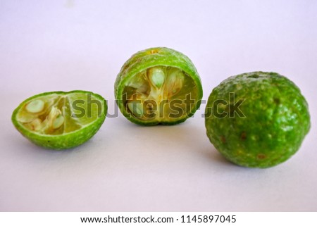 two small lime for diet