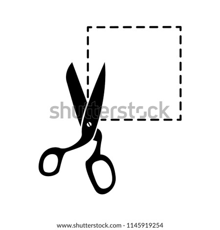 scissor icon vector template 