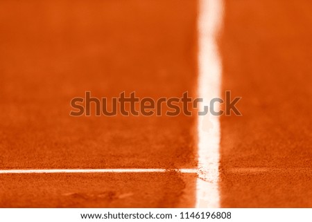 Tennis Clay court, baseline