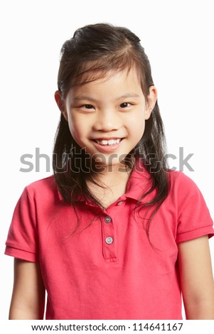 Studio Shot Of Chinese Girl