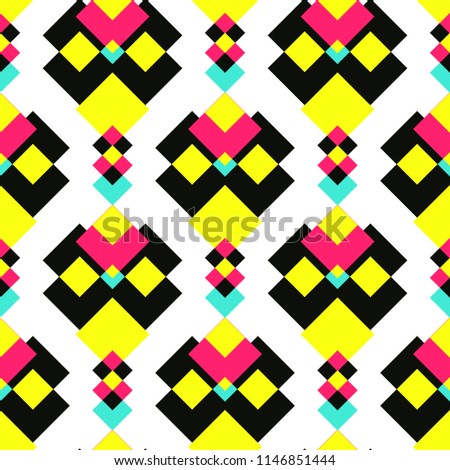 Colorful modern seamless pattern background. Nice and beautiful vector grafic illustration