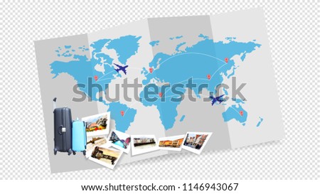  travel and tourism concept , ready for summer banners design