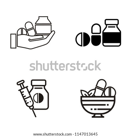drug medicine icon logo